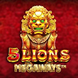Official Slots logo: 5 Lions Megaways by Pragmatic Play at Spinorhino Casino