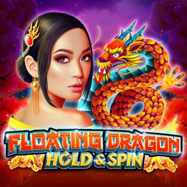 Floating Dragon online game logo by Pragmatic Play on spinorhinocasino-gr.com