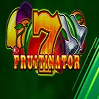 Fruitinator Jackpot King slot logo by Blueprint Gaming at Spinorhino Casino