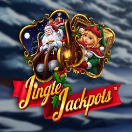Jingle Jackpots by Dragon Gaming, showcased at spinorhinocasino-gr.com – game logo
