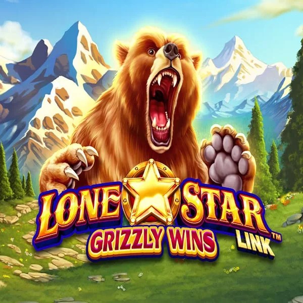 Official Slots logo: Lone Star Link Grizzly Wins by Greentube at Spinorhino Casino