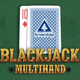 Multihand Blackjack online game logo by Pragmatic Play on spinorhinocasino-gr.com