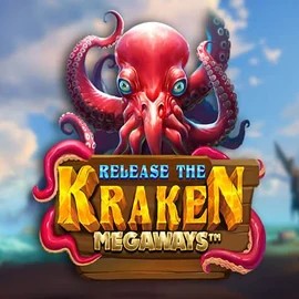 Release the Kraken Megaways logo by Pragmatic Play Spinorhino Casino