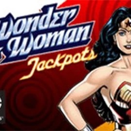 Wonder Woman Jackpots slot visual from Amaya available on spinorhinocasino-gr.com